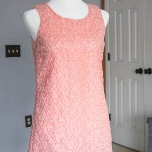 Anne Taylor Embroidered Floral Daisy Dress Petite